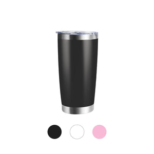 Coated Stainless Steel Tumbler with Lid (20 oz)