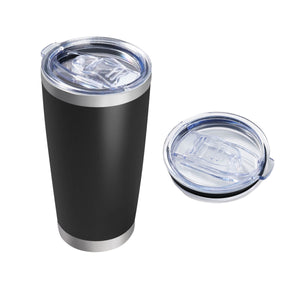 Coated Stainless Steel Tumbler with Lid (20 oz)
