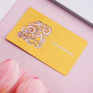 Multicolor Aluminum Metal Business Cards (100pcs)