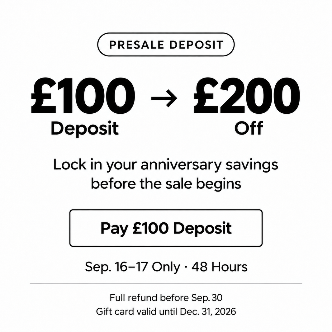 LaserPecker 9th Anniversary Presale Deposit – ￡100 for ￡200 Off