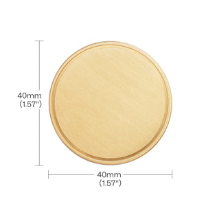 Blank Brass Coins(5 Pcs)