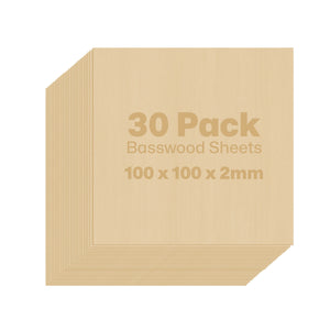 Basswood Plywood Sheets 1/16" (10 pcs)