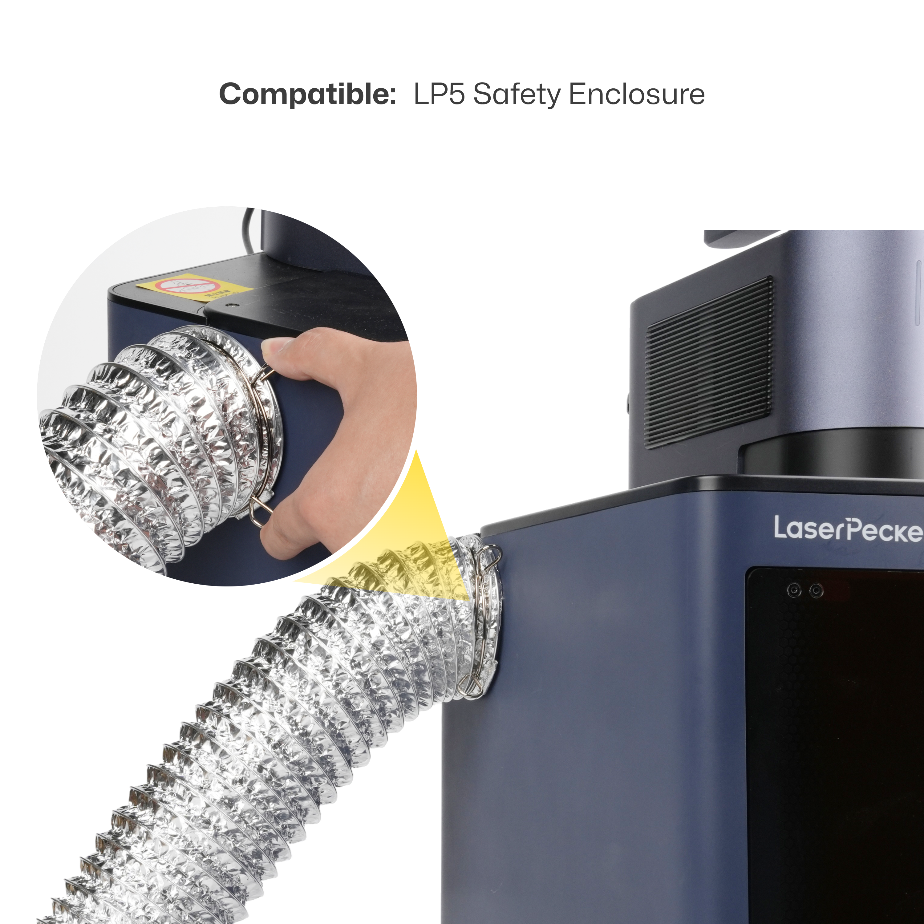 LaserPecker Smoke Exhaust Pipe