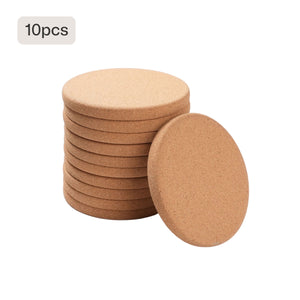 Cork Coasters for Drinks (10 pcs)