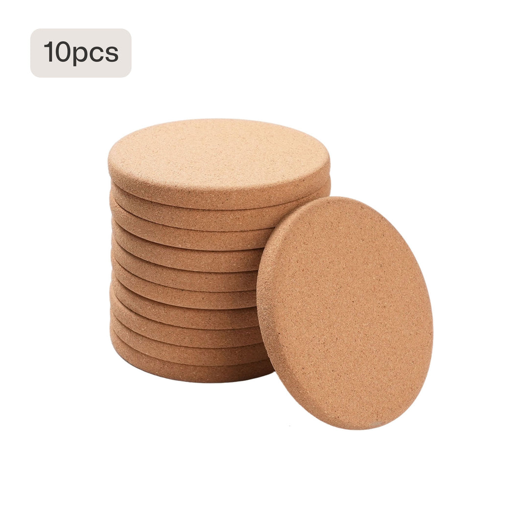 🎁 Cork Coasters for Drinks (10pcs / 30pcs) (100% off)