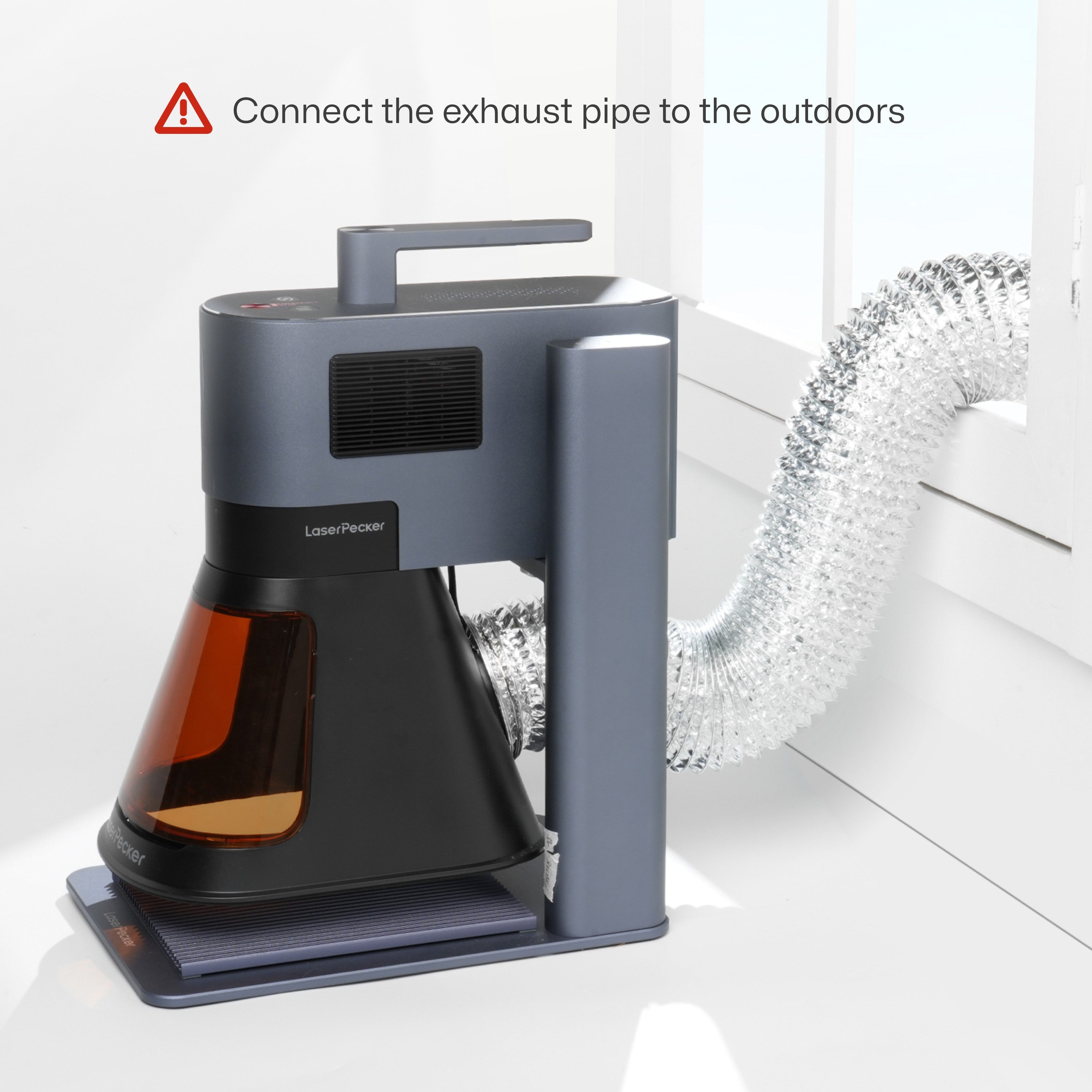 LaserPecker Smoke Exhaust Pipe