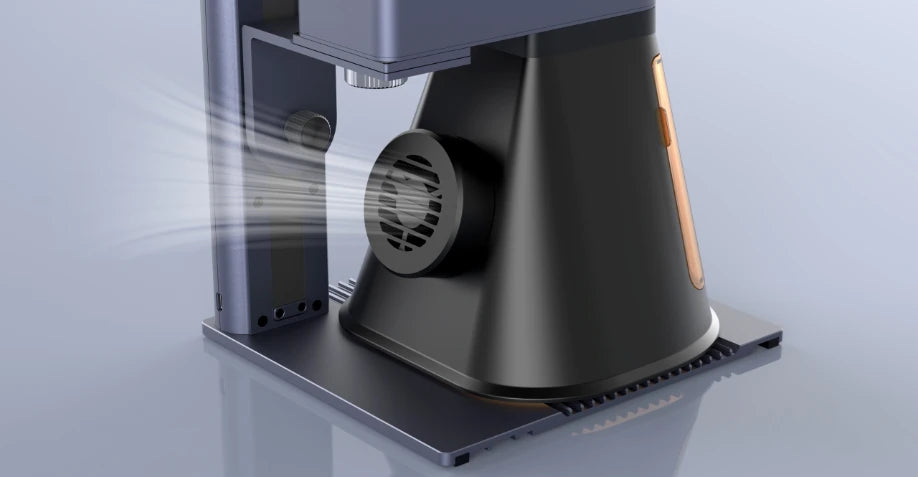 Exhausting Fan on a conical protective cover
