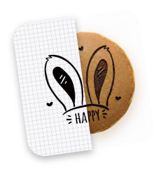 User-friendly LP1 Plus App interface showing three creative ways to engrave: doodle to laser, photo conversion, and built-in material library.