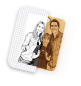 User-friendly LP1 Plus App interface showing three creative ways to engrave: doodle to laser, photo conversion, and built-in material library.