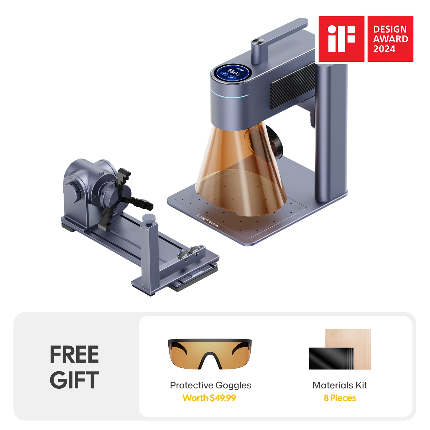 LaserPecker LP4 - The World's First Portable Dual-Laser Engraver