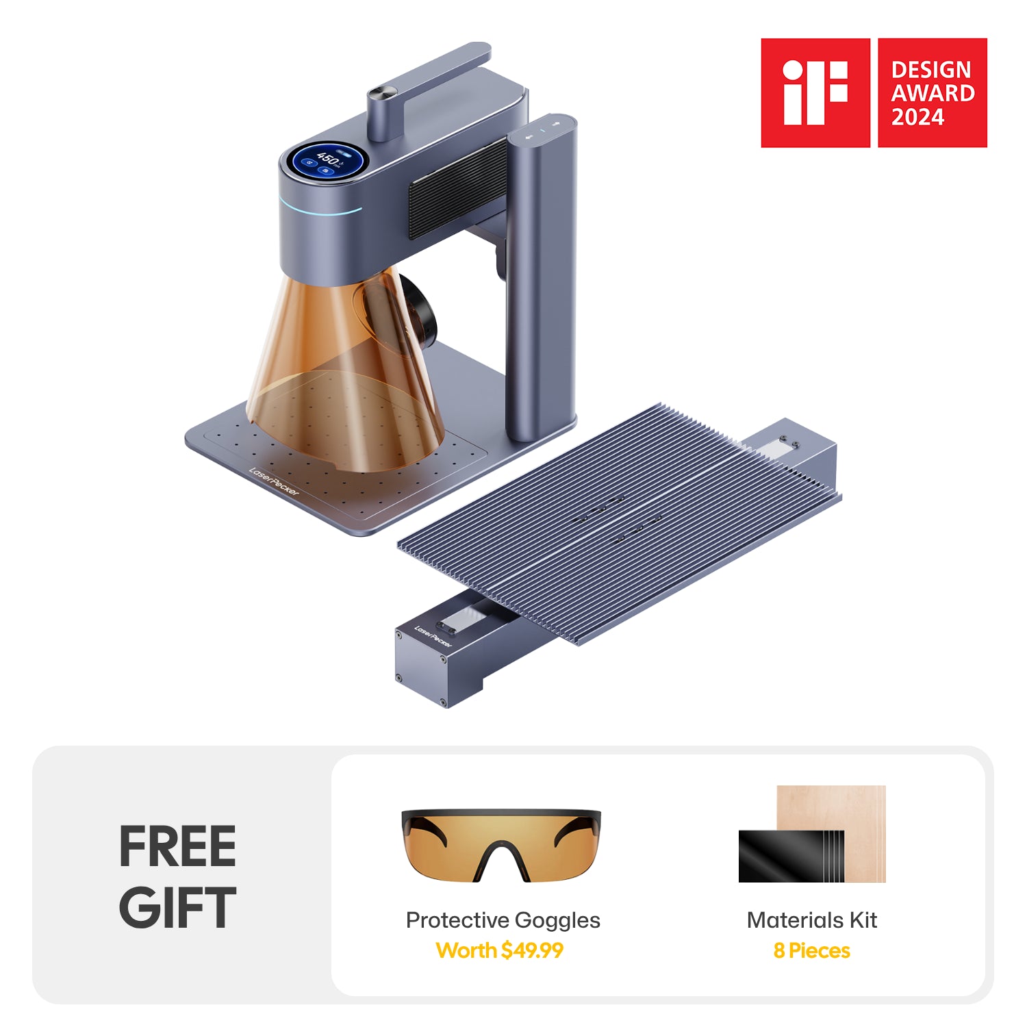 LaserPecker LP4 - The World's First Portable Dual-Laser Engraver