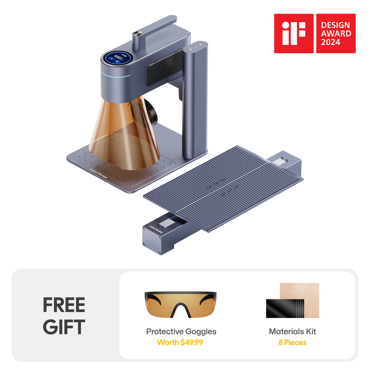 LaserPecker LP4 - The World's First Portable Dual-Laser Engraver