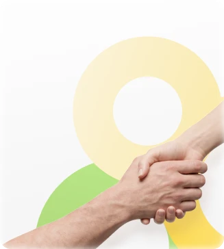Two makers shaking hands,symbolizing a successful referral and the shared rewards of the invite‑a‑friend program