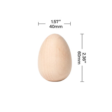 Wooden Easter Eggs (6pcs)