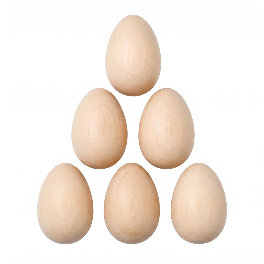 Wooden Easter Eggs (6pcs)