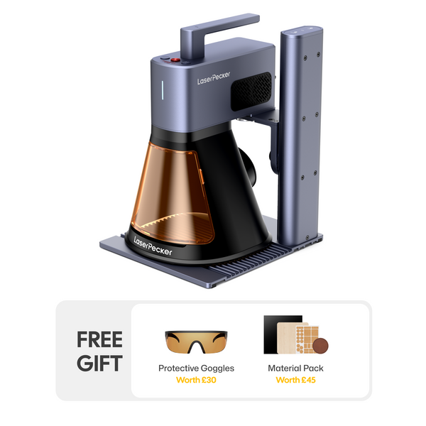 LaserPecker LP2 Plus 10W Desktop Laser Engraver & Cutter