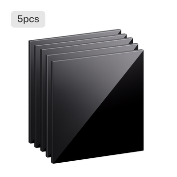 Acrylic Sheets - Black (5 pcs)