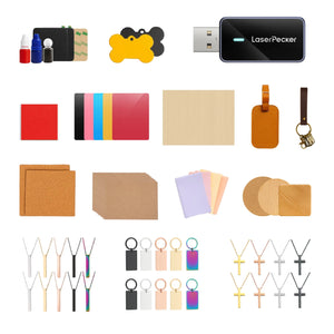 LaserPecker LP4 Material Business Spark Kit (79 pcs)