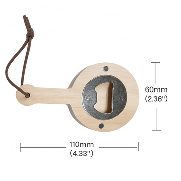 Pan-Shaped Bottle Opener / Fridge Magnet (5 pcs)