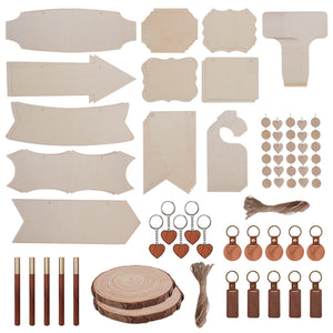 🎁 Wood Material Package Material Kit (190 pcs) (100% off)