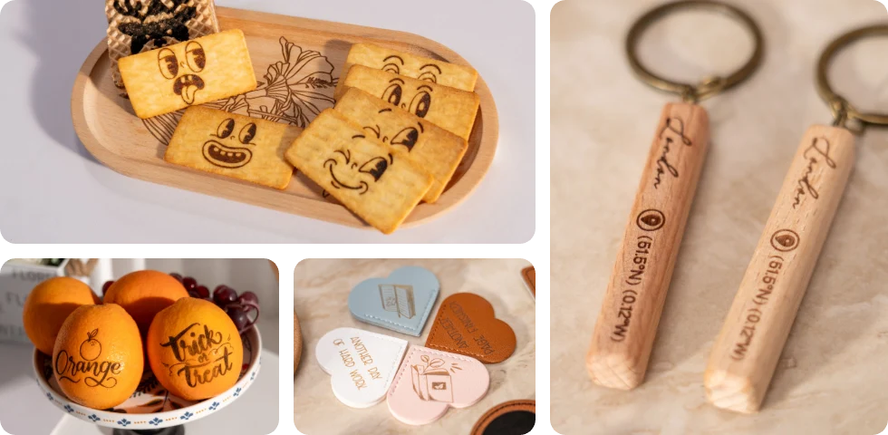 Time-saving LP1 Plus laser engraver with faster engraving speed, significantly boosting DIY production efficiency.