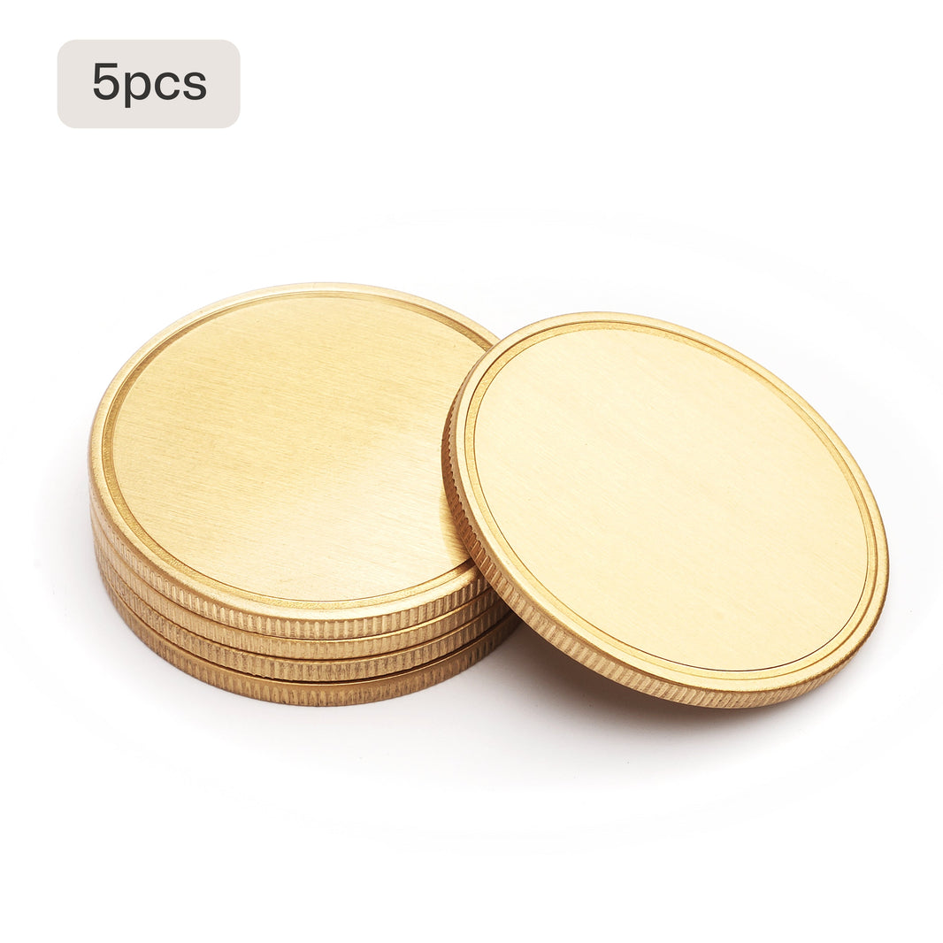 🎁 Blank Brass Coins(5pcs / 10pcs) (100% off)