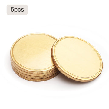 🎁 Blank Brass Coins(5pcs / 10pcs) (100% off)