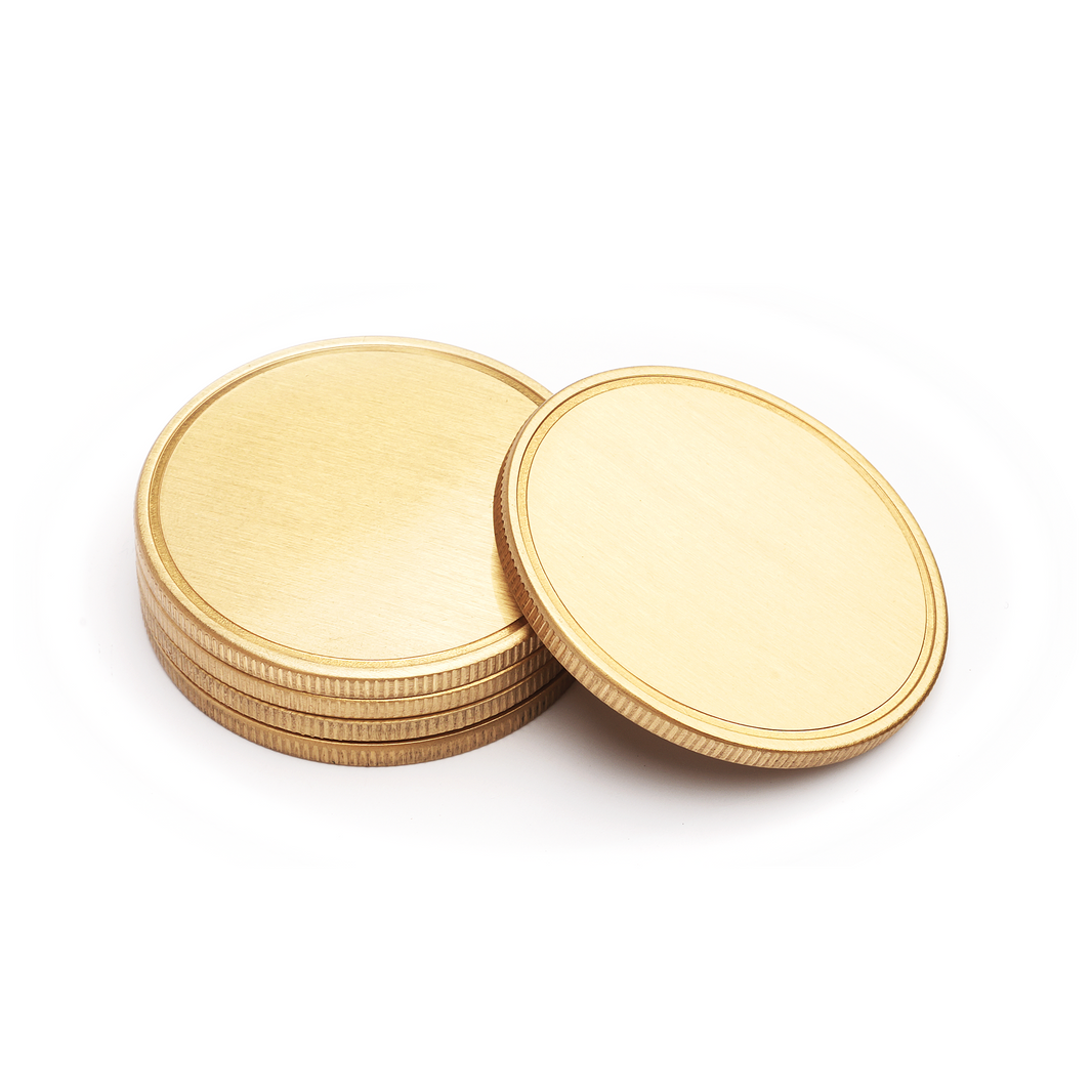 🎁 Blank Brass Coins(5pcs / 10pcs) (100% off)