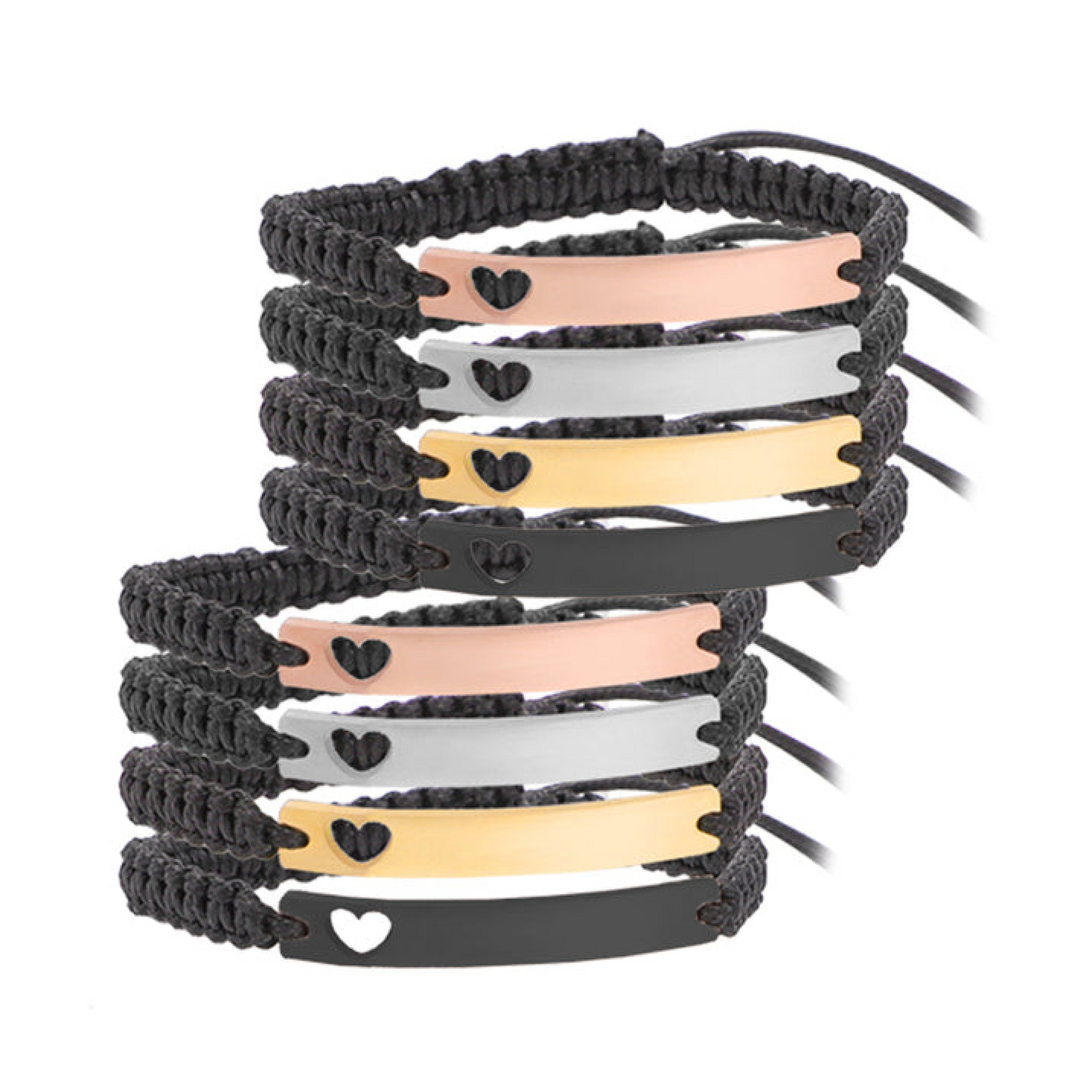 🎁 Braided Stainless Steel Bracelet (8pcs) (100% off)