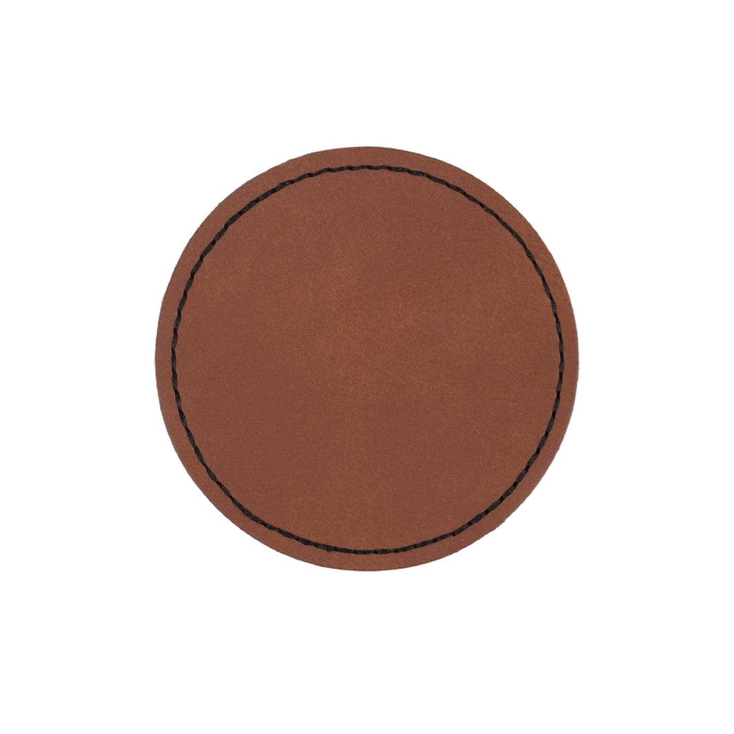 🎁 Blank Circular PU Leather Labels / Tags (30pcs) (100% off)