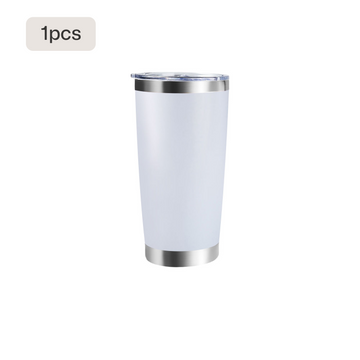 🎁 Coated Stainless Steel Tumbler with Lid (1pcs / 2pcs) (100% off)