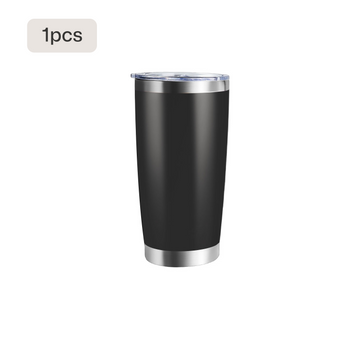 🎁 Coated Stainless Steel Tumbler with Lid (1pcs / 2pcs) (100% off)