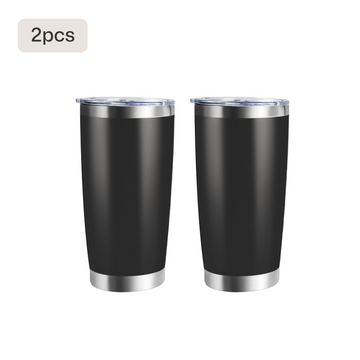 🎁 Coated Stainless Steel Tumbler with Lid (1pcs / 2pcs) (100% off)