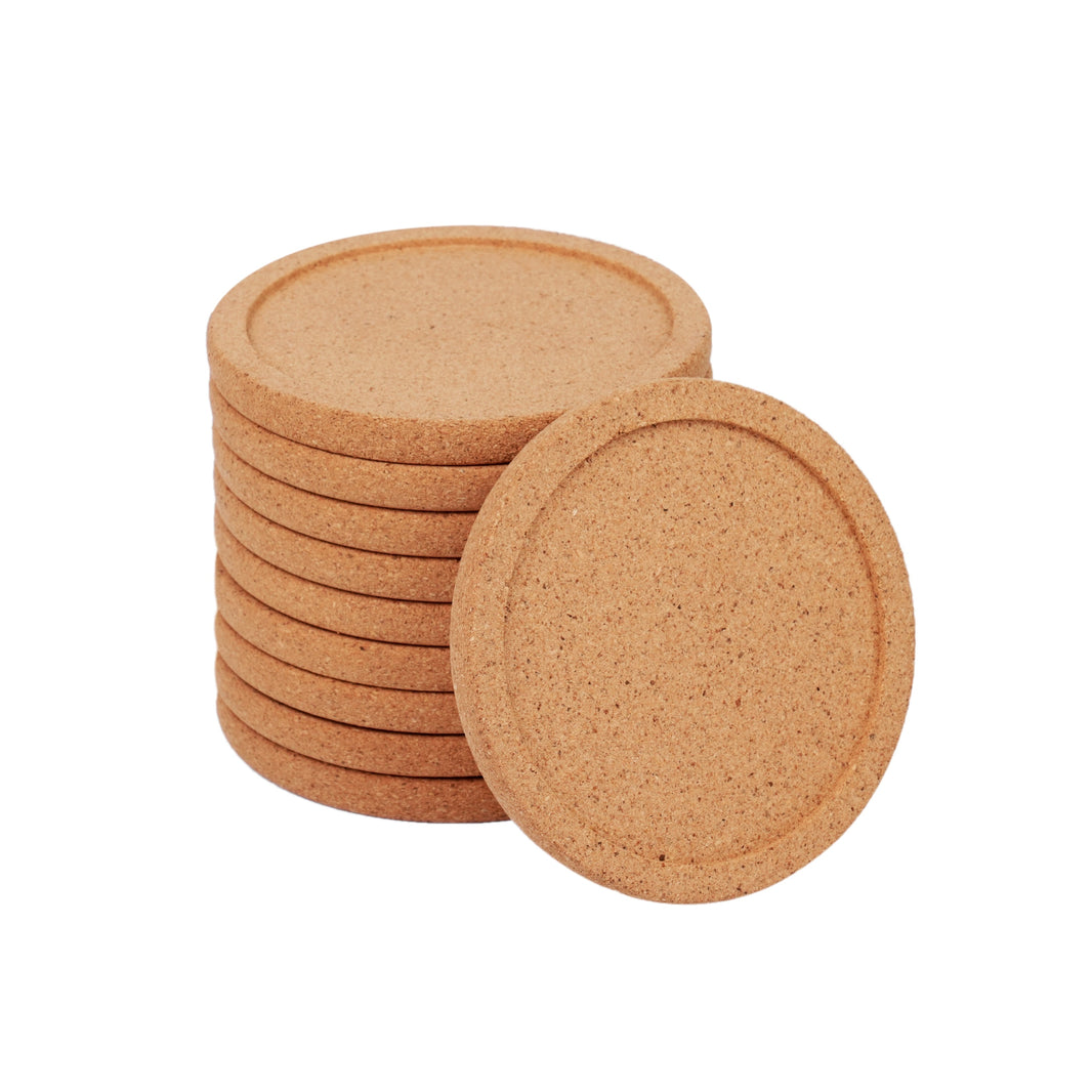 🎁 Cork Coasters for Drinks (10pcs / 30pcs) (100% off)