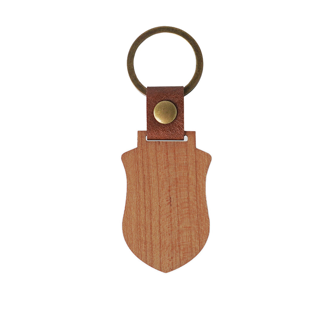 🎁 Blank Shield-shaped Wooden Keychains (10pcs / 20pcs) (100% off)