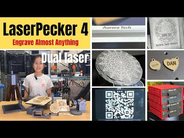 LaserPecker LP4 - The World's First Portable Dual-Laser Engraver