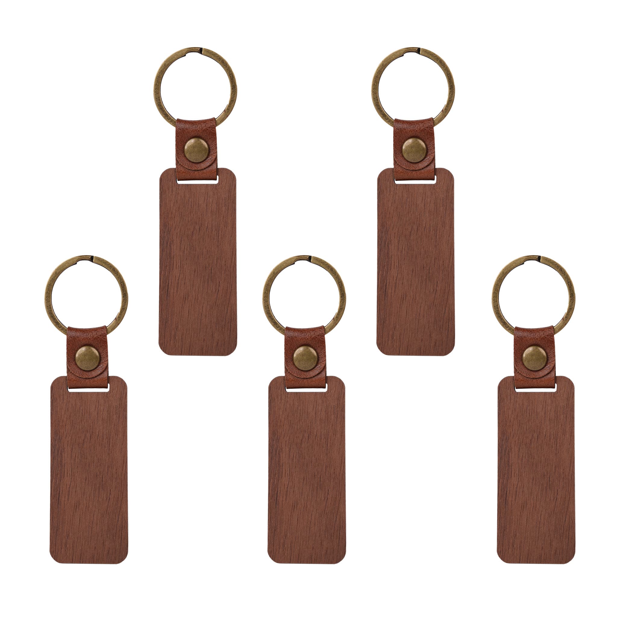 DIY Rectangular Walnut Keychain-LaserPecker UK
