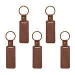 DIY Rectangular Walnut Keychain