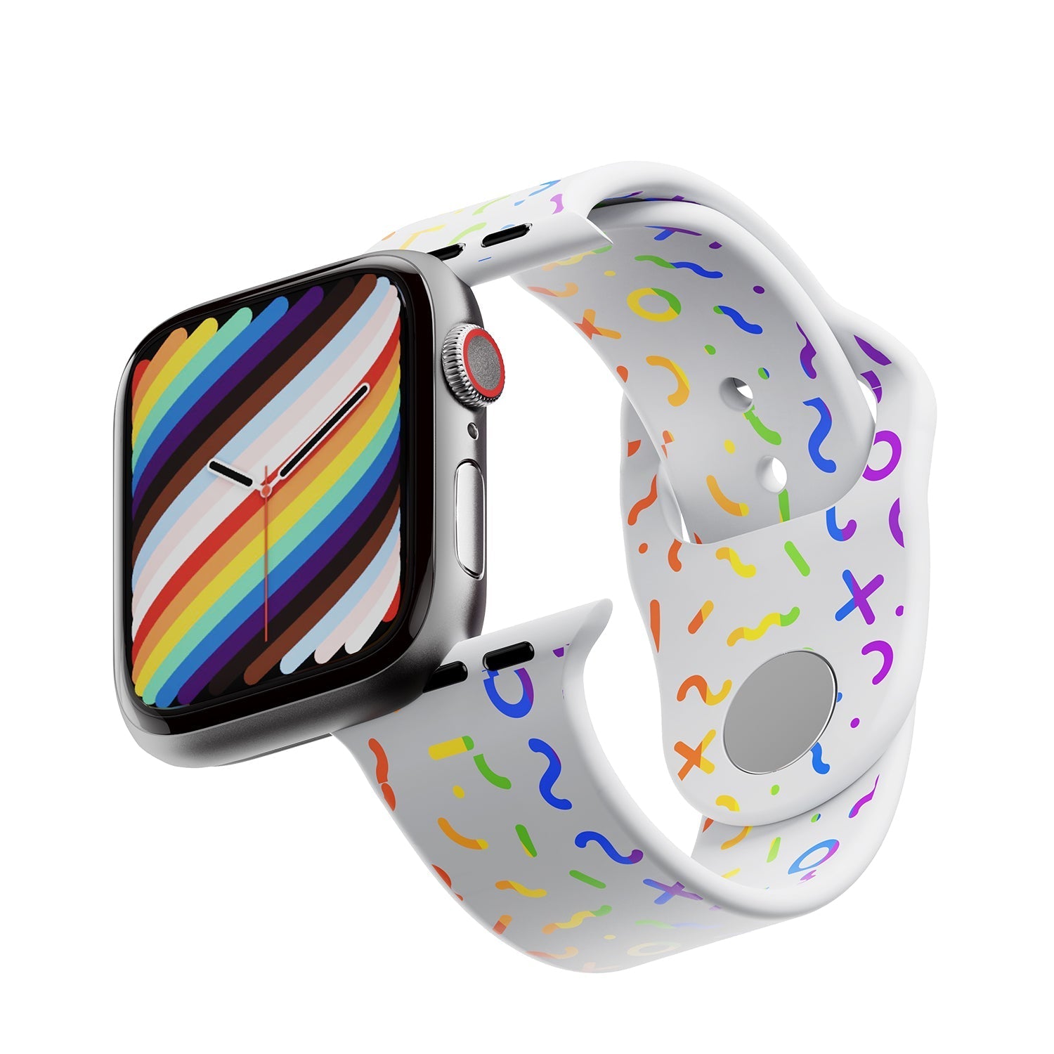 DIY Silicone Apple Watch Bands Dispaly