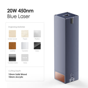 LaserPecker 20W 450nm Blue Laser 