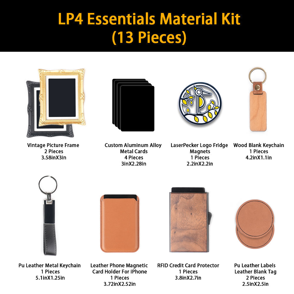 LaserPecker LP4 Essentials Material Kit£¨13 pcs)